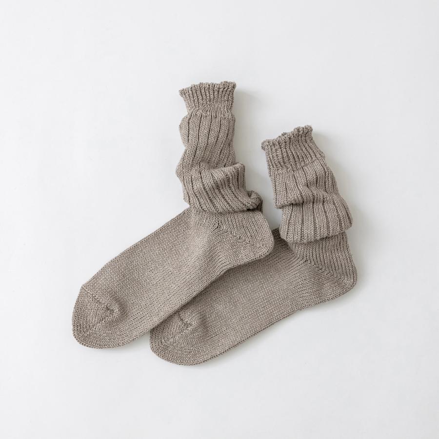 奈良 靴下 日本製 Branch ブランチ リネンリブクルー 創喜 メンズ レディース ギフト 麻 リネン ローゲージ さらり 通気性 くつした |  | 14