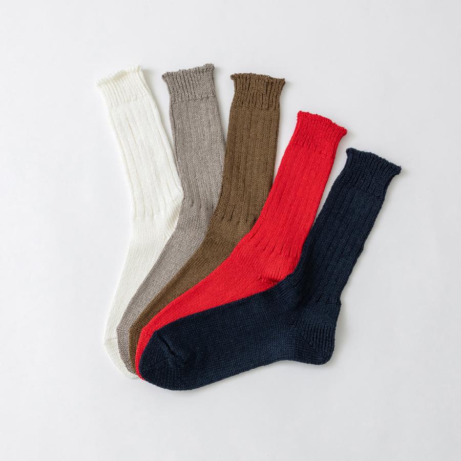 奈良 靴下 日本製 Branch ブランチ リネンリブクルー 創喜 メンズ レディース ギフト 麻 リネン ローゲージ さらり 通気性 くつした |  | 10