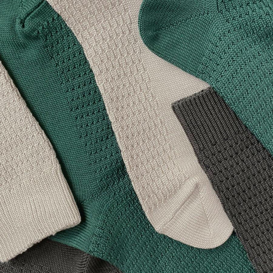 奈良 靴下 日本製 Tone トーン シルクリブクルー創喜 メンズ レディース ギフト シルク 絹坊糸 特別 くつした フォーマル ビジネス スーツ ノームコア お祝い |  | 09