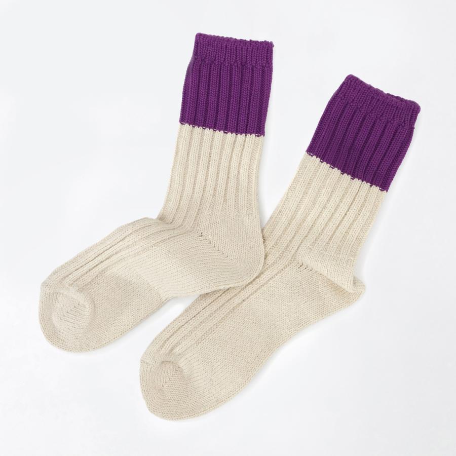 日本製 靴下 奈良 創喜-SOUKI- 公式  Crayon-クレヨン-  ソウキ メンズ レディース ギフト プレゼント ツートン シルク リサイクル ローゲージ カジュアル |  | 09