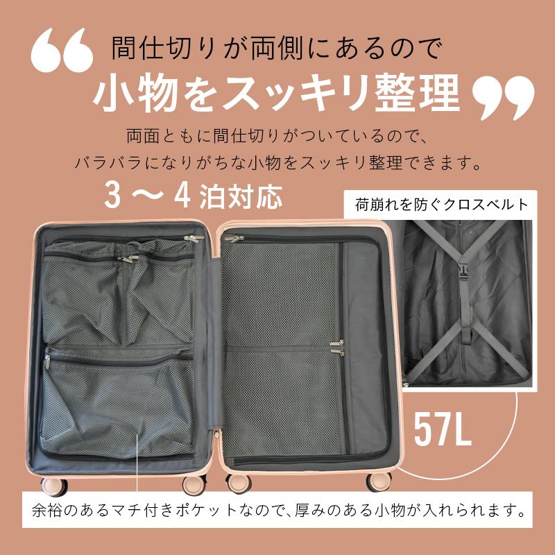 スーツケース Mサイズ 「送料無料」 キャリーバッグ キャリーケース