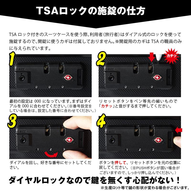 スーツケース SSSML4サイズセット 送料無料 機内持ち込み TSA