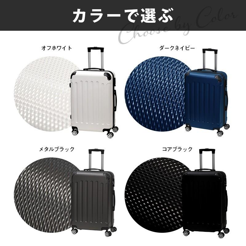 ブラック Sサイズキャリーケース TSAロック付き スーツケース SS S 各2個セット SSサイズ Sサイズ 送料