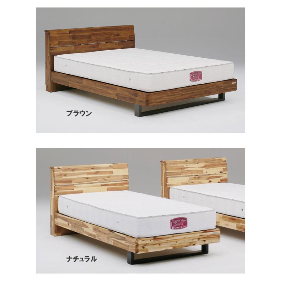 高級 ベッド セミダブル SD 1230×2120×820mm シンプル 天然木 高級 ベッド セミダブル SD 1230×2120×820mm シンプル 天然木