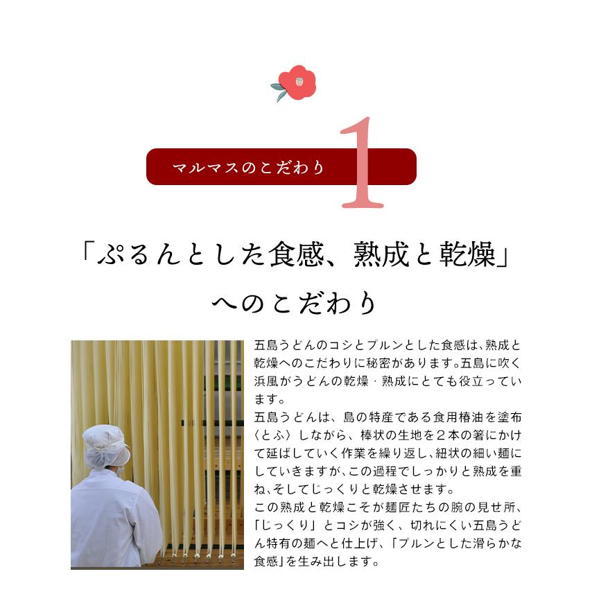 五島うどん 720g 24パックセット 大容量お買い得パック 24袋 地獄炊き 長崎 五島手延べ うどん 冷やしうどんにしても おいしい 乾麺 もちもちつるつる 送料無料_6