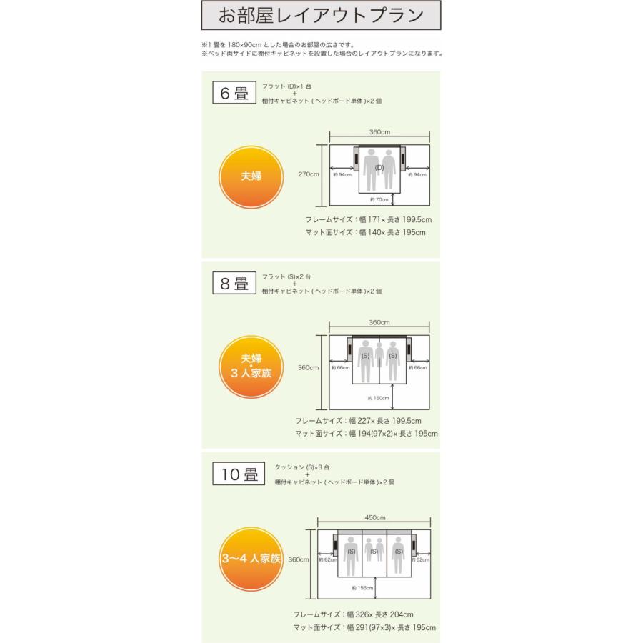 高級 ヘッドボード 棚付キャビネット シングル S 990×140×600 mm