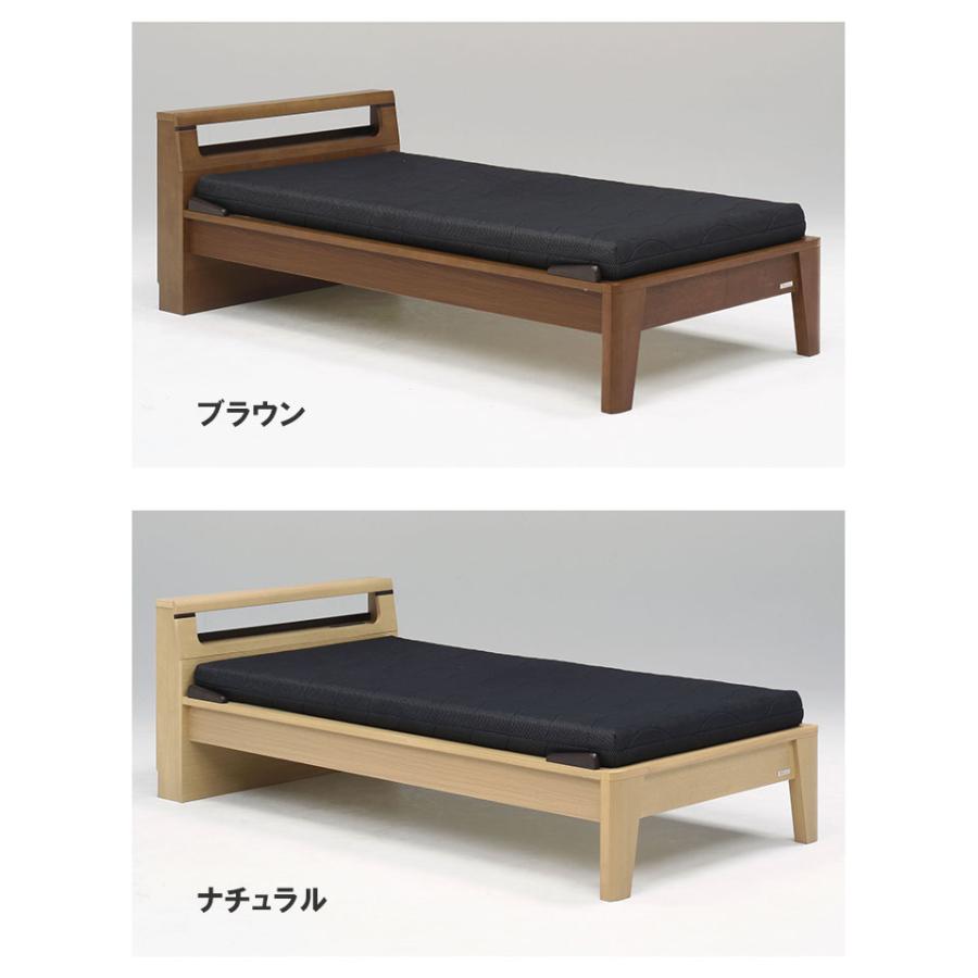 高級 ベッド ダブル D 1475×2130×H700mm キャビネット シンプル すのこ
