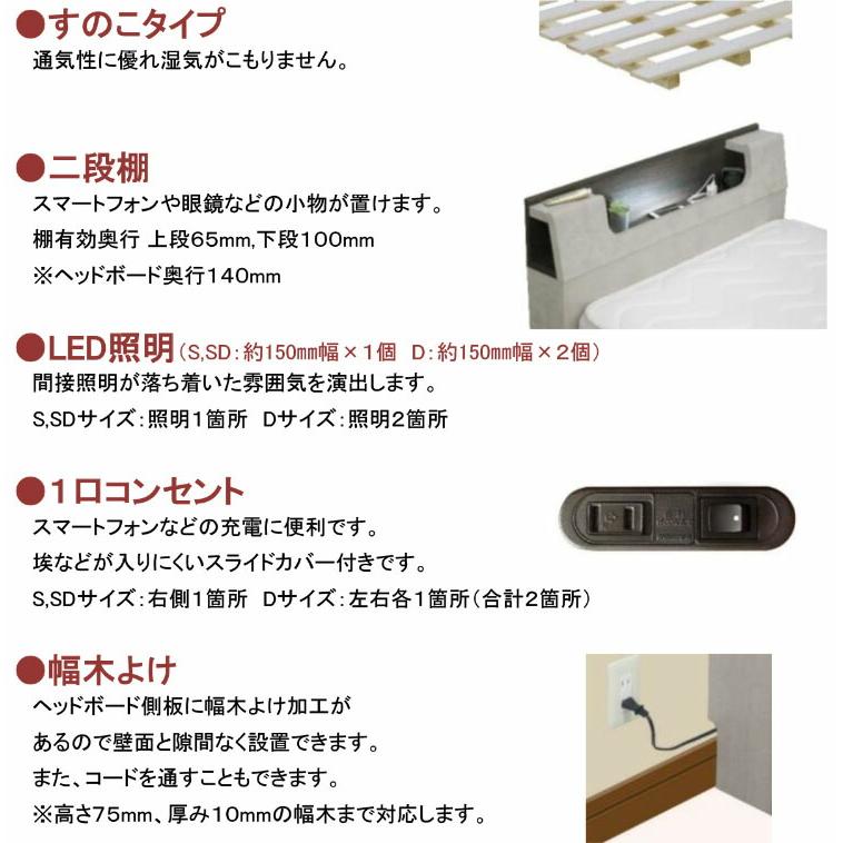 【メルカリ限定価格】高級感溢れるベッド♪ ナント高さ調整も可能！　シングルサイズ 高級 ベッド シングル S 1000×2100×800 mm 床面高 150/270mm シンプル