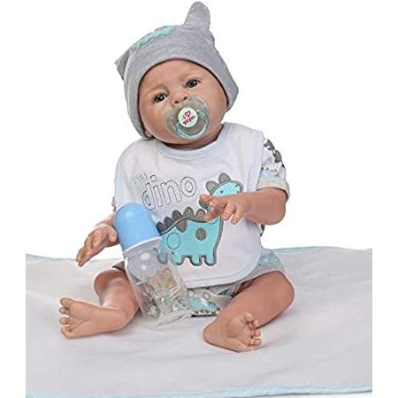 高速配送 アメリカ直輸入品reborn Baby Boy Doll シリコンフルボディアイズ オープン生きているようなベビードール 女の子用 インチ 新生児 解剖学的に正し送料込み 格安 Hvo Or Tz
