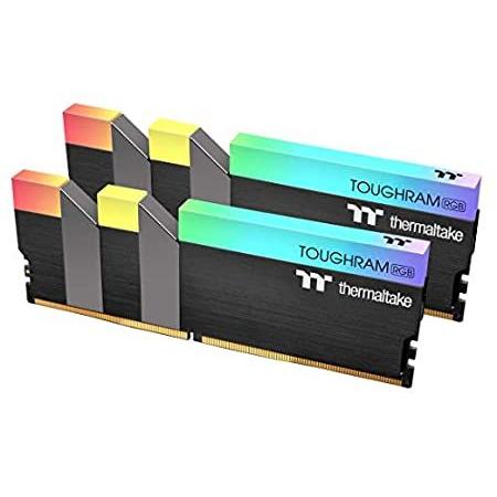 アメリカ直輸入品Thermaltake TOUGHRAM RGB DDR4 4400MHz 16GB (8GB x 2) 16.80万色 RGB Alexa/Raze送料込み！ 周辺機器、記憶装置