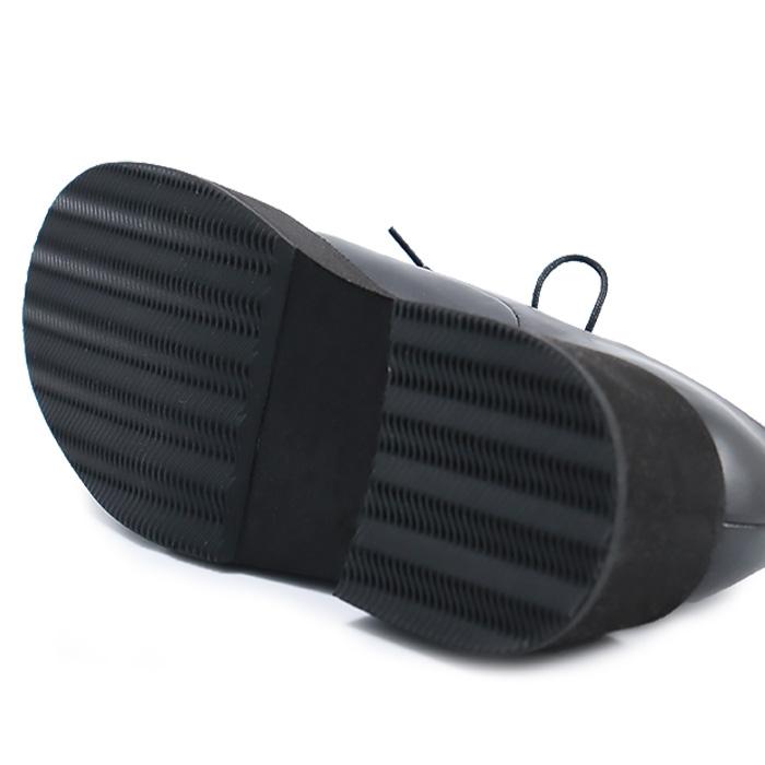 APOM（アポム） プラットフォーム ダービー 50 ブラック 革 靴