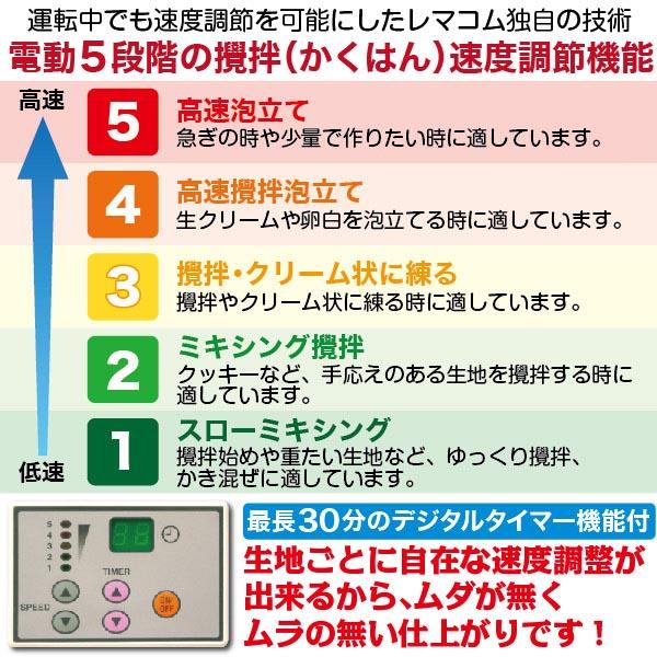 レマコム 業務用ミキサー 卓上 10クォート ベーカリー機器 RM-G10A