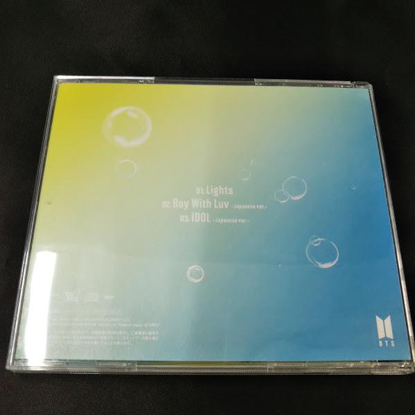 BTS/Lights・Boy With Luv 中古CD・送料無料！（ケース割れ箇所あり