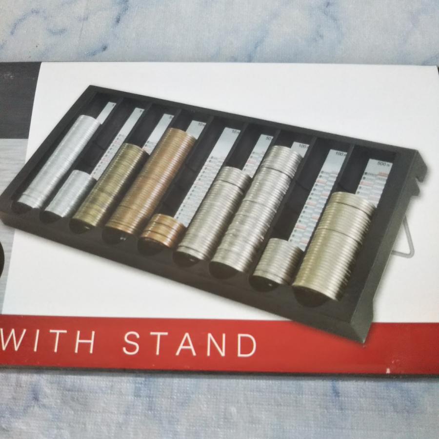 ダイト スタンド付コイントレーSCC-450 ブラック 1台