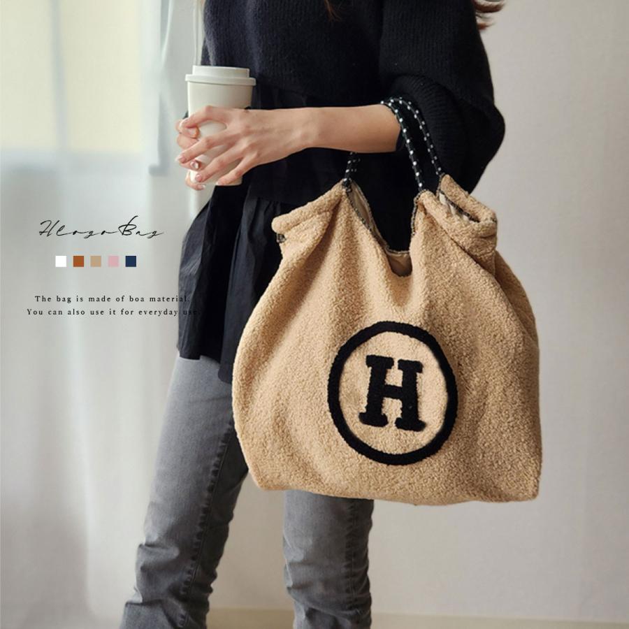 GISELLE トートバッグ レディース A4 手提げ ハンドバッグ ボア バッグ