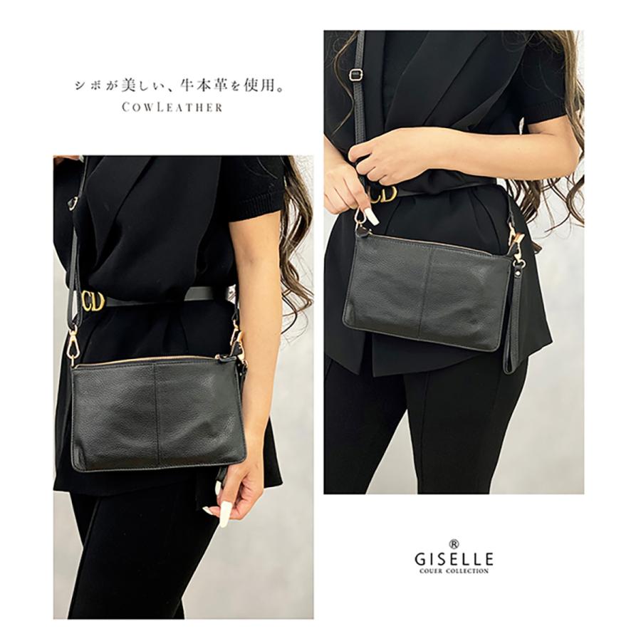 ショルダーバッグ お財布バッグ 3way 軽い 小さめ 斜めがけ バッグ