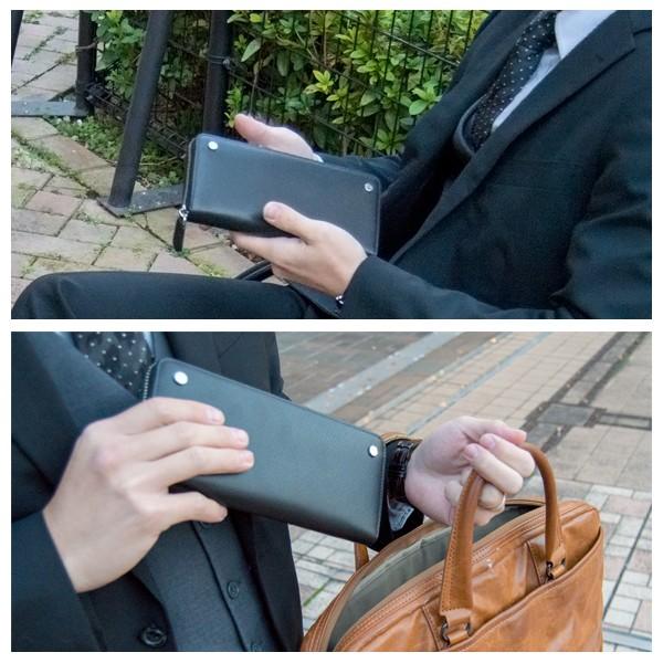 財布 メンズ 長財布  イタリアンレザー ラウンドファスナー 小銭入れ カード入れ 大容量 ジョルノ クロフォード GIORNO CRAWFORD | ブランド登録なし | 05