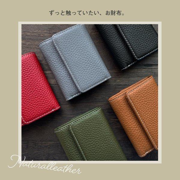 ミニ財布 財布 レディース メンズ 小さい 三つ折り 牛革 レザー 大容量 薄型 極小 ミニウォレット カード入れ 小銭入れ ステッチ Giorno Crawford 送料無料 | ブランド登録なし | 08