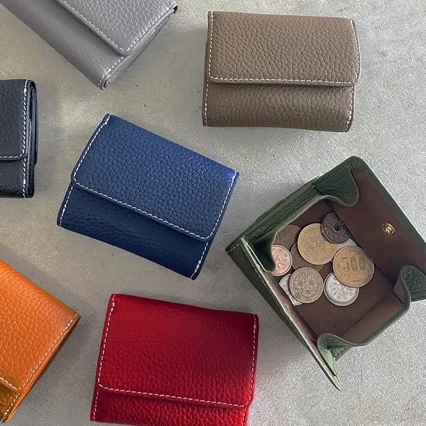 ミニ財布 財布 レディース メンズ 小さい 三つ折り 牛革 レザー 大容量 薄型 極小 ミニウォレット カード入れ 小銭入れ ステッチ Giorno Crawford 送料無料 | ブランド登録なし | 17