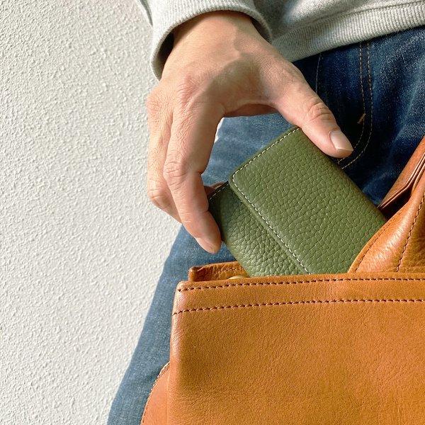 ミニ財布 財布 レディース メンズ 小さい 三つ折り 牛革 レザー 大容量 薄型 極小 ミニウォレット カード入れ 小銭入れ ステッチ Giorno Crawford 送料無料 | ブランド登録なし | 20