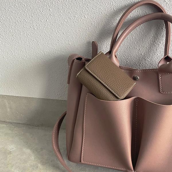 ミニ財布 財布 レディース メンズ 小さい 三つ折り 牛革 レザー 大容量 薄型 極小 ミニウォレット カード入れ 小銭入れ ステッチ Giorno Crawford 送料無料 | ブランド登録なし | 22