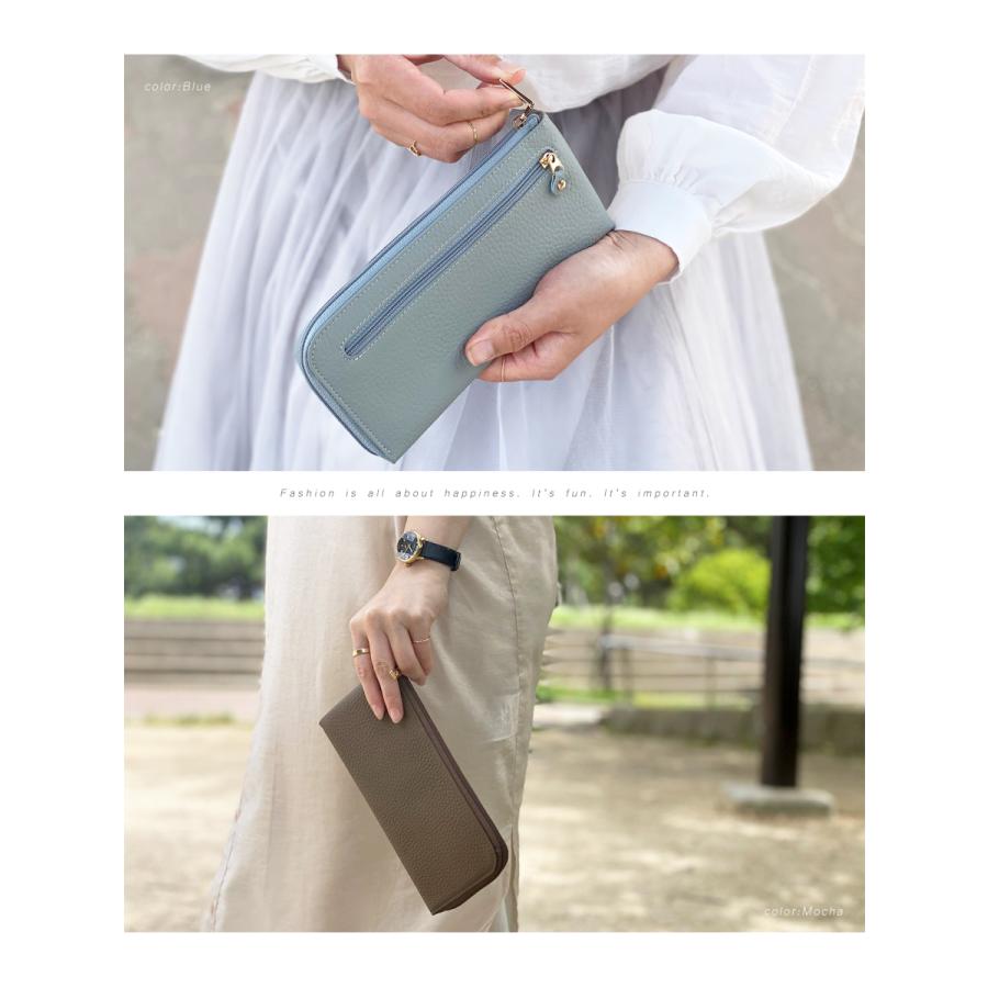 長財布 ブランド レディース 大容量 軽量 薄い 使いやすい 財布 30代 40代 50代 スリム 薄型 磁気防止 スキミング防止 L字ファスナー 花柄 | GISELLE | 21