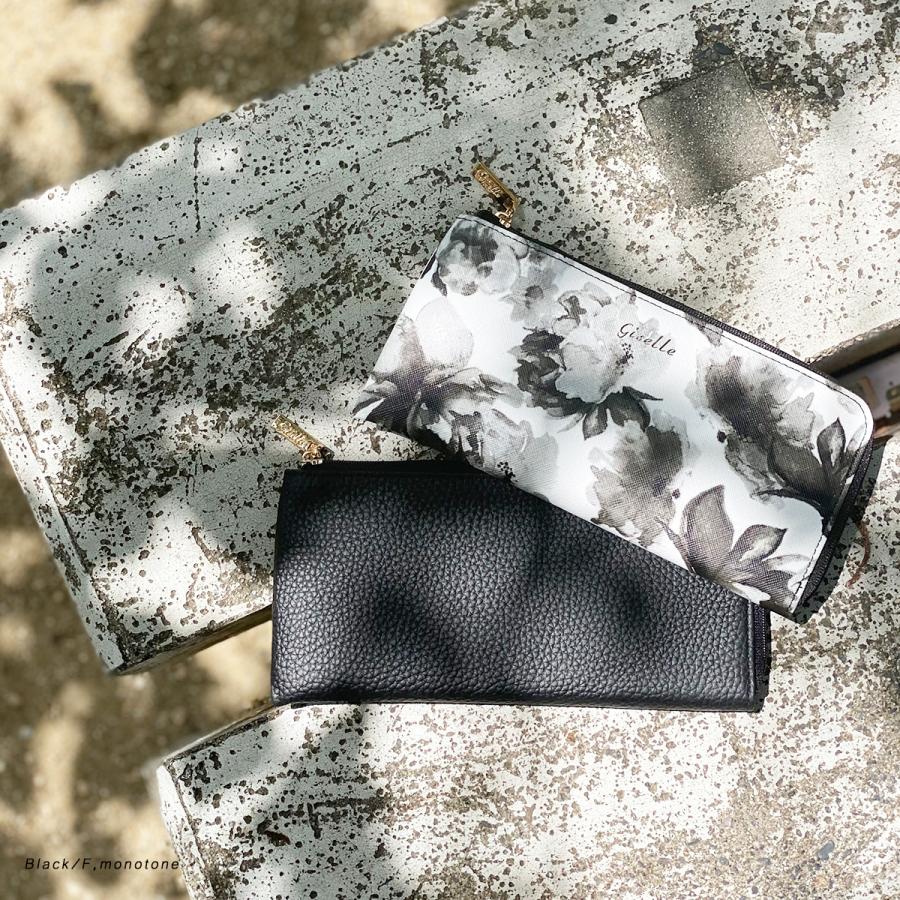 長財布 ブランド レディース 大容量 軽量 薄い 使いやすい 財布 30代 40代 50代 スリム 薄型 磁気防止 スキミング防止 L字ファスナー 花柄 | GISELLE | 10