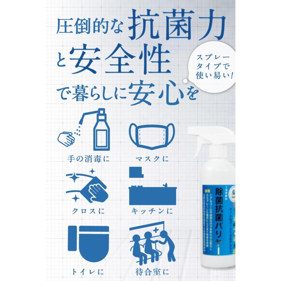 即納 2本セット 除菌スプレー 500ml ウイルス対策 銀イオン ナノシルバー 日本製 除菌 手 スプレー 消臭 防カビ 安全 安心 消臭剤 | ブランド登録なし | 05
