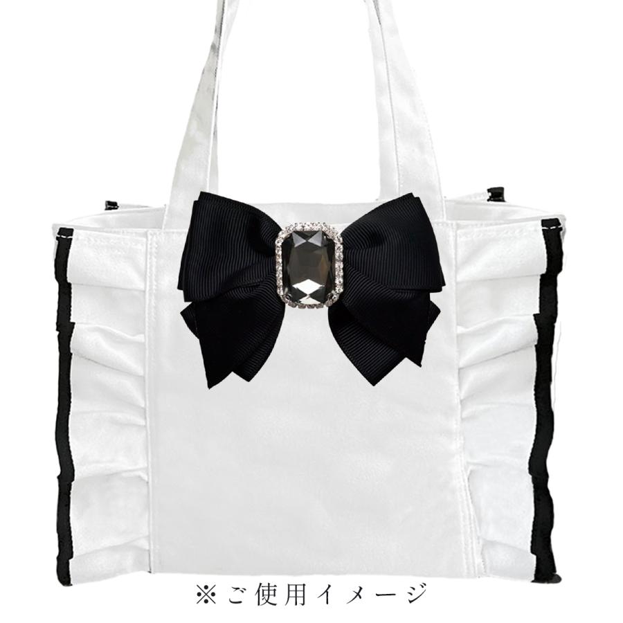 アップリケ リボン モチーフ サテン ストーン 縦11cm×横18cm バラ 薔薇 花 フラワー 手芸 手作り リメイク デコ カスタム ハンドメイド プレゼント ギフト | ブランド登録なし | 04