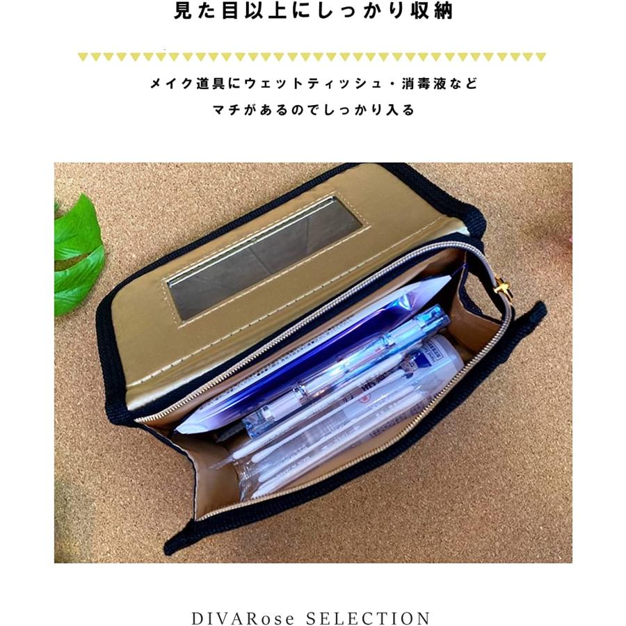 ポーチ化粧ポーチ コスメポーチ メイクポーチ ポーチ ミラー付き 鏡 化粧 メイク ミニポーチ 名入れ トラベルポーチ 送料無料 | ブランド登録なし | 02