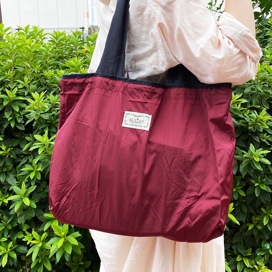 エコバッグ ショッピングバッグ 大容量 おしゃれ 折りたたみ メンズ レディース レジバッグ コンパクト 軽量 | ブランド登録なし | 09