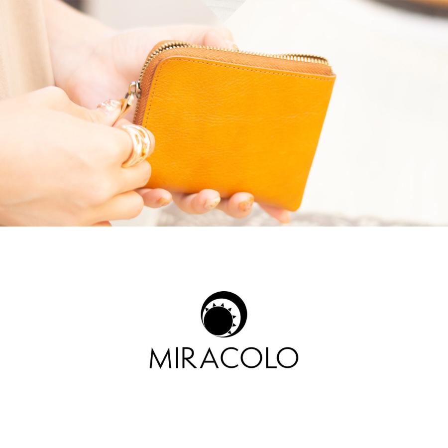 RafiCaro ミニ財布 レディース メンズ 財布 L字 本革 牛革
