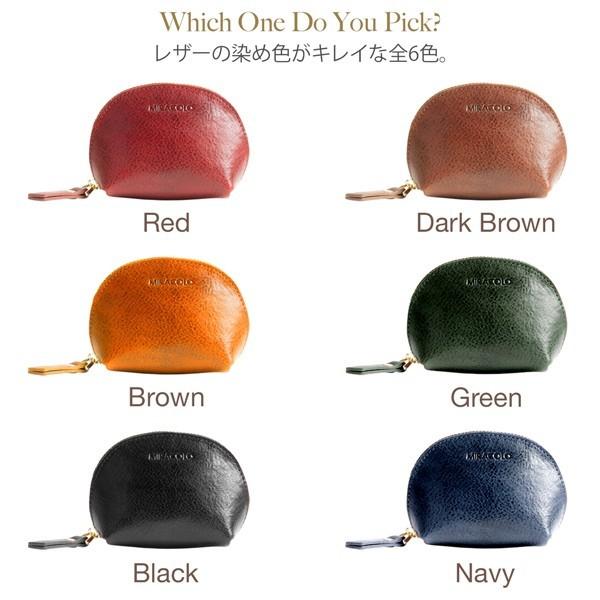 ミニポーチ 小物入れ 小銭入れ 財布 小さいポーチ リップ入れ 本革 イタリアンレザー キーケース ファスナー ケース 化粧ポーチ 革小物 送料無料 | ブランド登録なし | 06