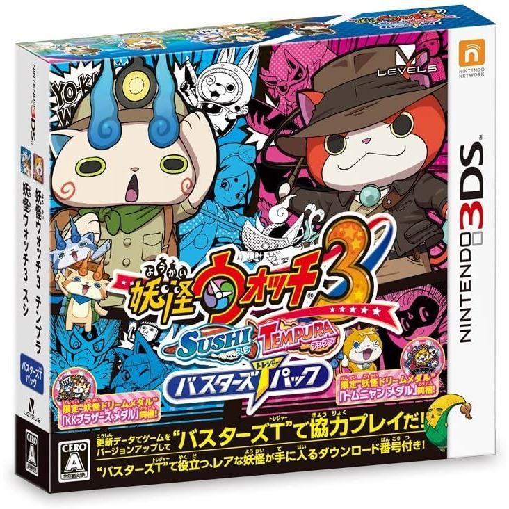 想像を超えての 妖怪ウォッチ3 スシ テンプラ バスターズtパック 3ds 代引不可 Zoetalentsolutions Com