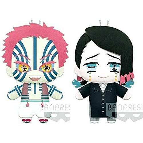 宅送 鬼滅の刃 ともぬい 伍ノ型 猗窩座 アカザ 魘夢 エンム ぬいぐるみ 2種セット フィギュア マスコット 100 本物保証 Nicmosul Org