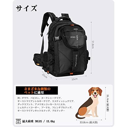 犬用品 NAGIZAKKA ペットキャリーリュック 【耐荷重13.6kg】 犬 猫 リュック 小型ペット 通気性 軽量 防水 飛び出し防止リード 安定性 引っ