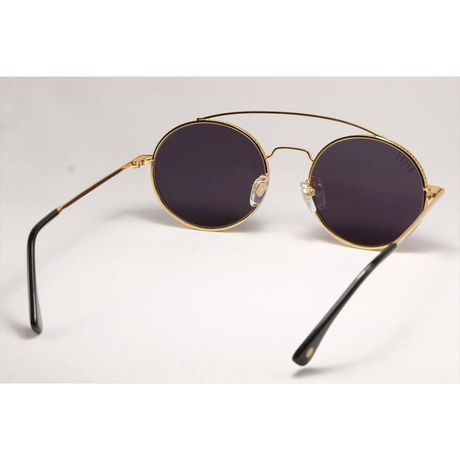 9five ナインファイブ メガネ サングラス 50-50 フィフティーフィフティー Black ブラック 24K GOLD Sunglasses