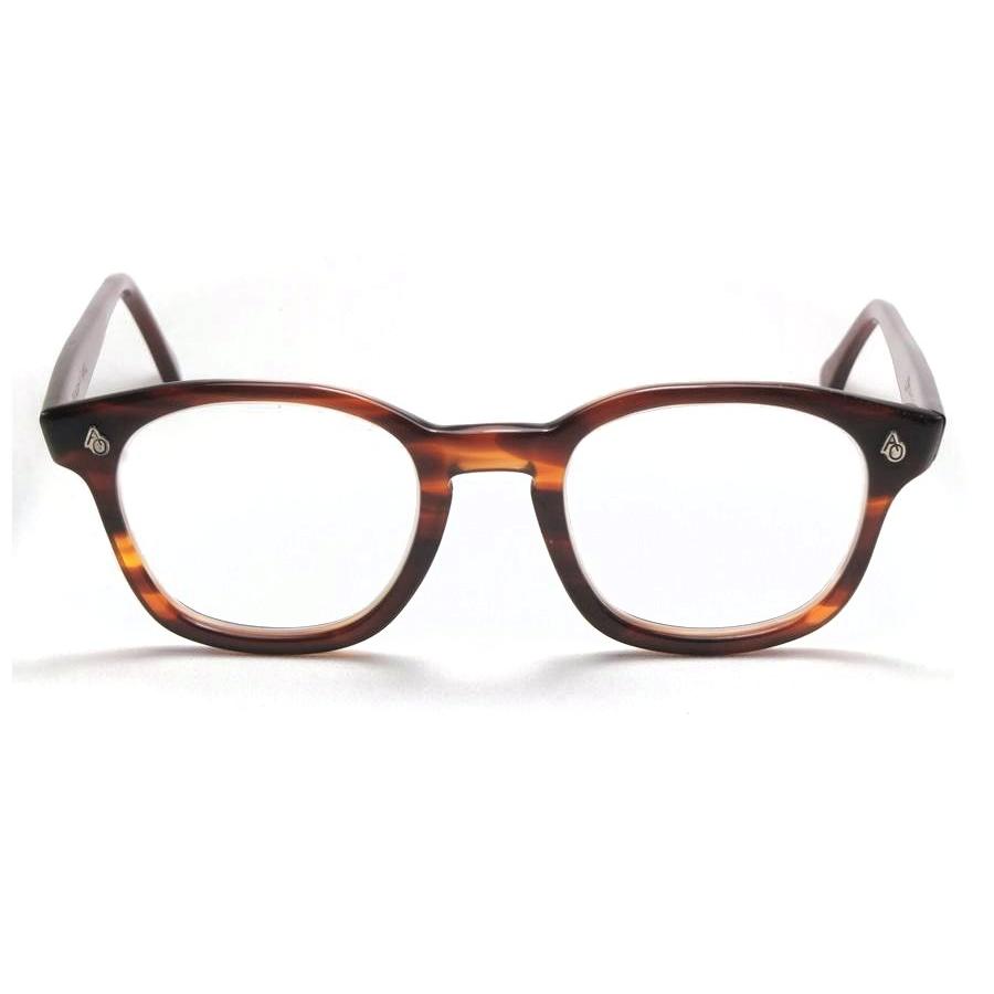 american optical アメリカンオプティカル　48 ブラウン アメリカンオプティカル ヴィンテージメガネ AMERICAN OPTICAL FLEXI