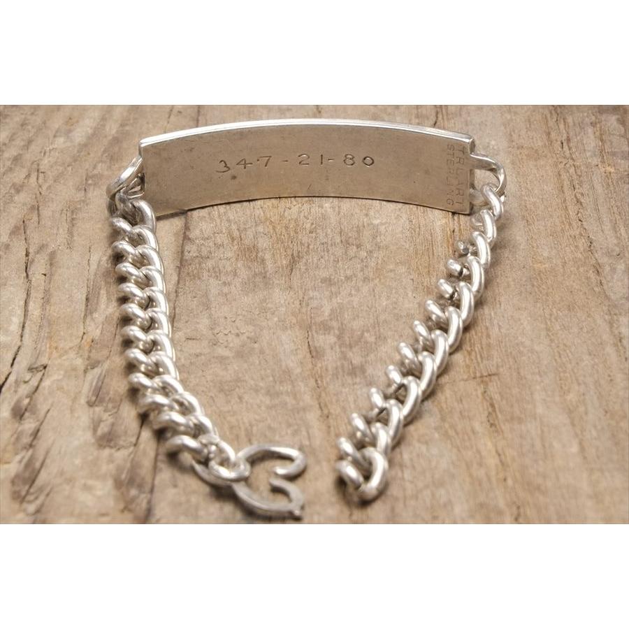 IDブレスレット ヴィンテージ シルバー 925 ジュエリー (B142