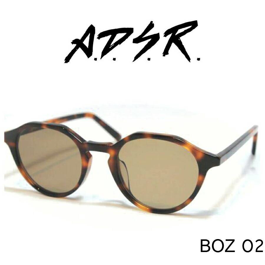 A.D.S.R adsr サングラスBOZ ボス 02 （Havana Brown / Brown ）ADSR 