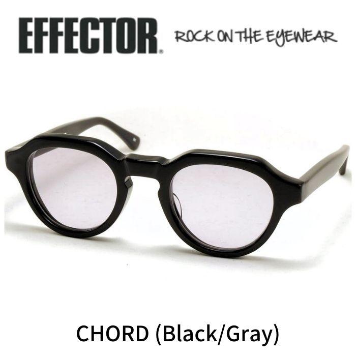 EFFECTOR エフェクター 眼鏡 サングラス CHORD コード BK (GY