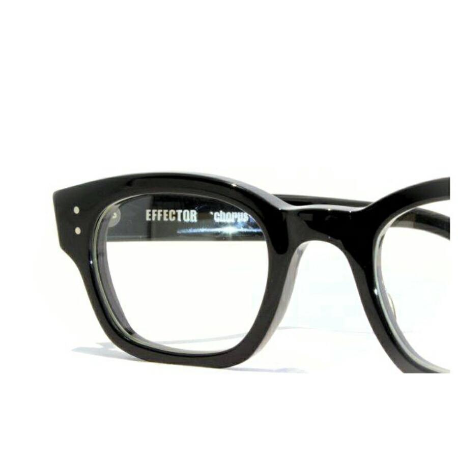 EFFECTOR エフェクター 眼鏡 メガネ chorus コーラス BK ブラック