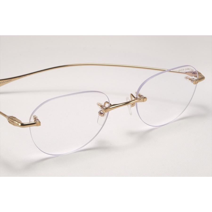 DITA ディータ ランシア メガネ 眼鏡 LSA-121 DLX121 A 01 Gold Sand w Clearの画像