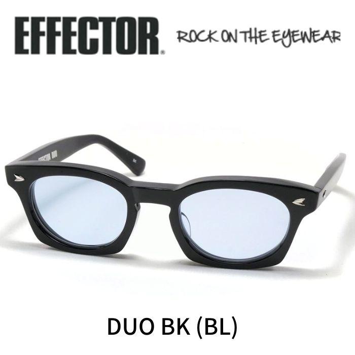 EFFECTOR（エフェクター） サングラス メガネ デュオ DUO BK BL