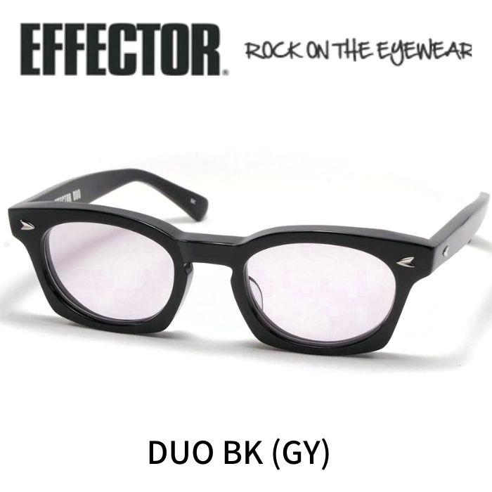 EFFECTOR（エフェクター） サングラス メガネ デュオ DUO BK GY