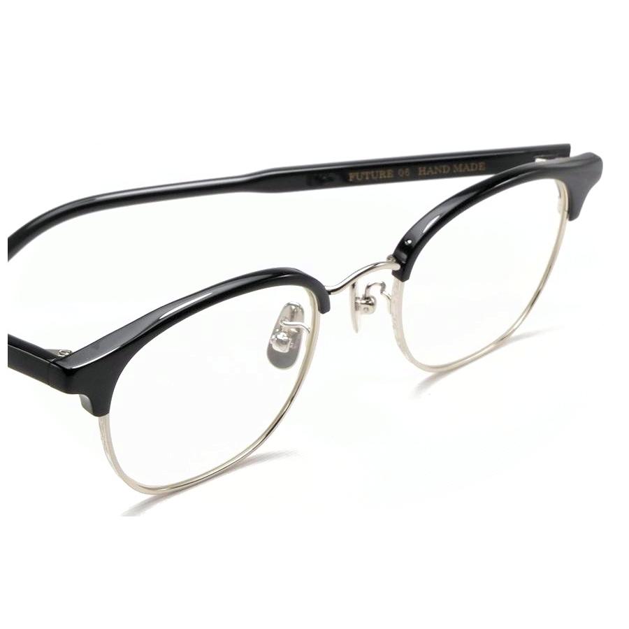 A.D.S.R. adsr メガネ 眼鏡 FUTURE フューチャ 06 b ブラック シルバー