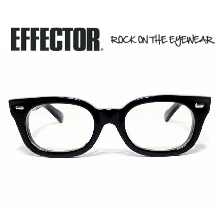 【値下げ中】 EFFECTOR エフェクター　眼鏡　メガネ　fuzz-S　ファズエス　BK　ブラック 【E2640717025】(15488円)
