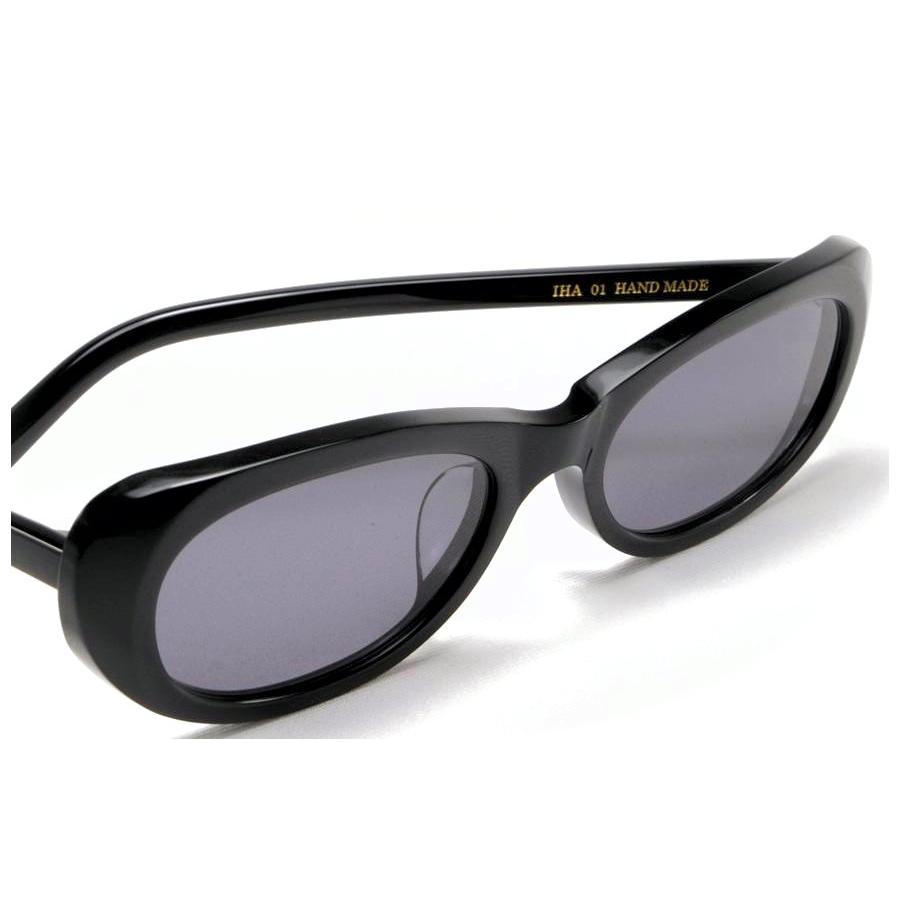 ADSR ブラック ラウンドサングラス A.D.S.R. adsr サングラス IHA 01 (Shiny Black/ Black) ADSR