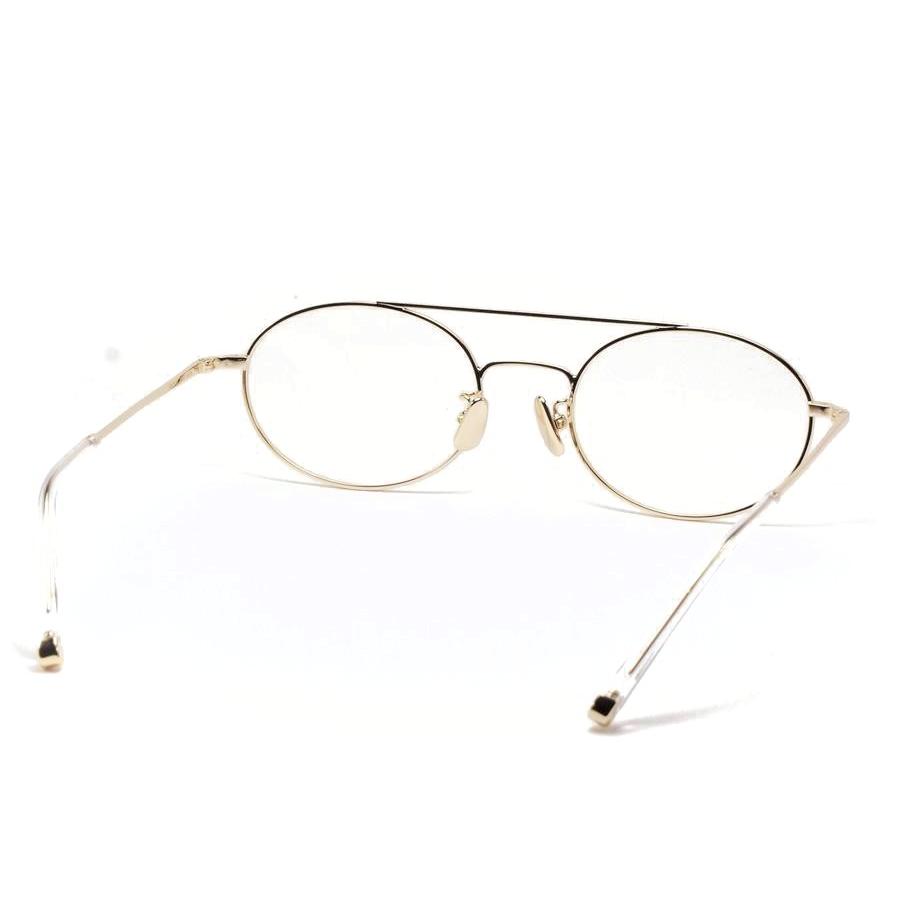 A.D.S.R. adsr メガネ 眼鏡 JEAN ジーン 02 a Gold ゴールド クリア ADSR エーディーエスアールの画像