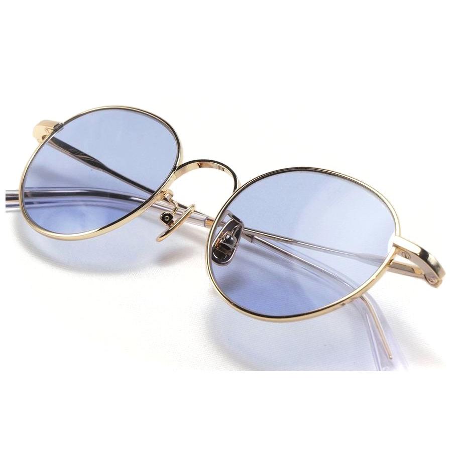 【新品】A.D.S.R. Lou 01b ゴールド　ライトブルー サングラス A.D.S.R. LOU(ルー) 01Bゴールド(ゴールド/ライトブルー